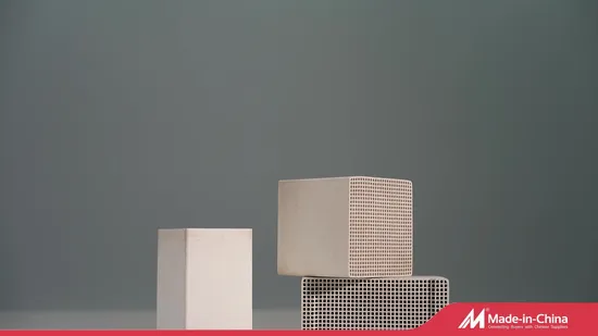 RtoまたはRco用のアルミナ/コーディエライト/ムライト/コランダムセラミックハニカム熱交換器